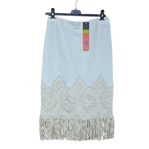 Tory Burch Gabriel  Cream skirt NWT Size 2